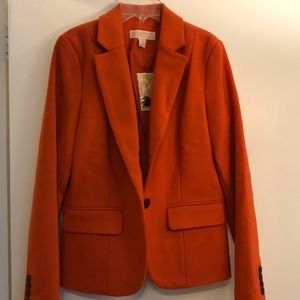 Michael Kors Orange Blazer Size 6 (brand new!)
